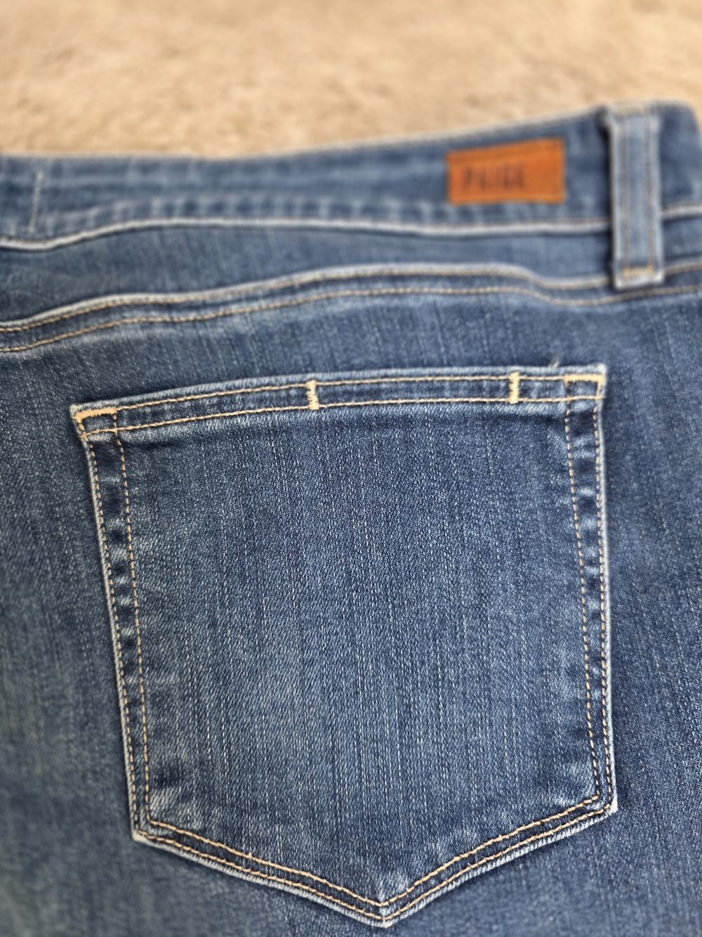 PAIGE Verdugo Ankle Distressed Skinny Jeans - Size 34 - Picture 11 of 12